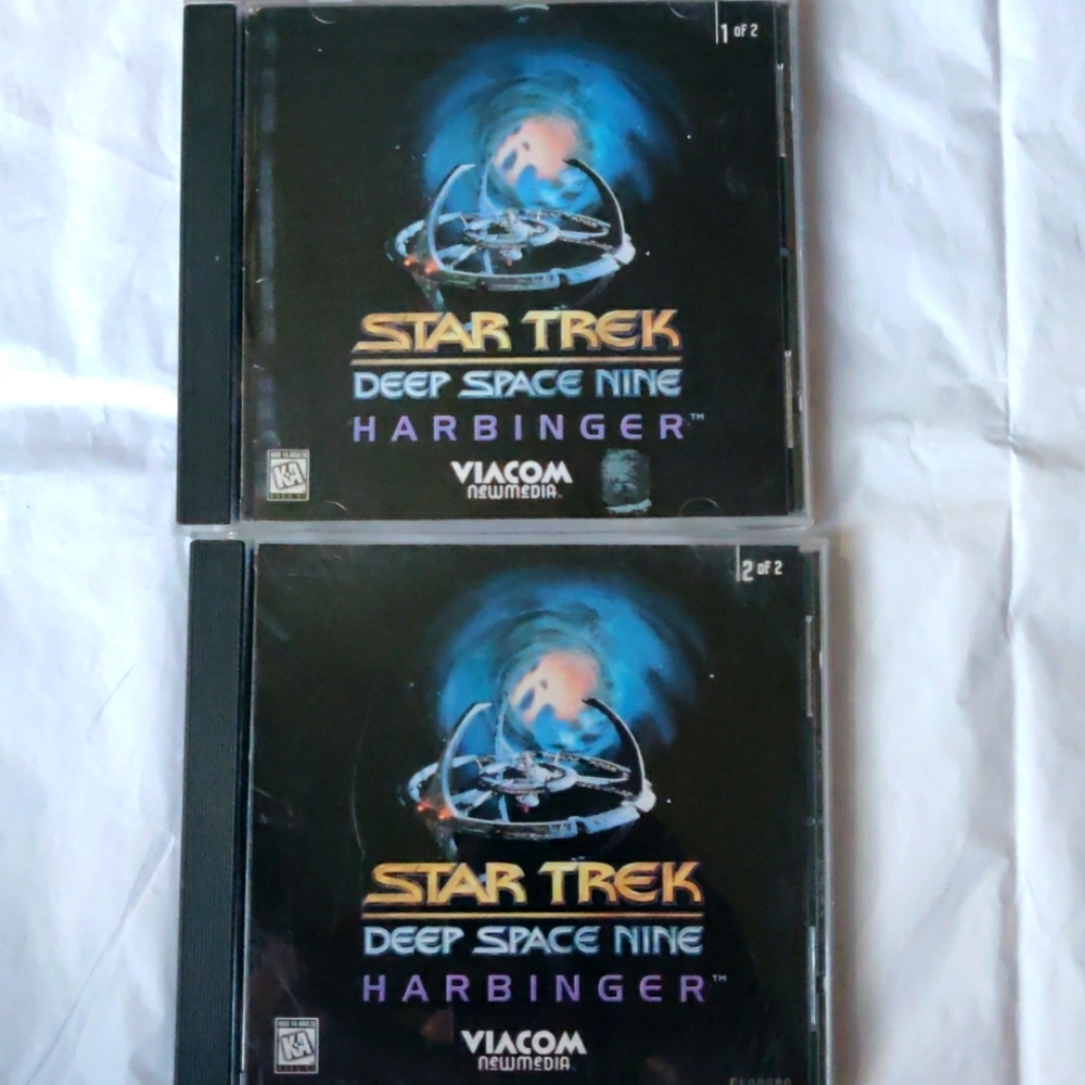 2 disc Star trek deep space nine Harbinger game